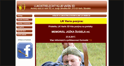 Desktop Screenshot of lukostrelci.sk